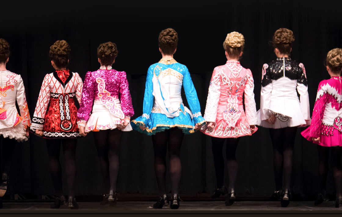 Irish Dancers at dance recital