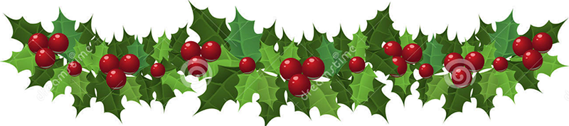 Holly decoration